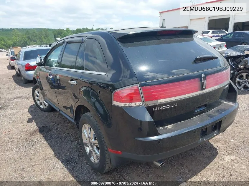 2LMDU68C19BJ09229 2009 Lincoln Mkx