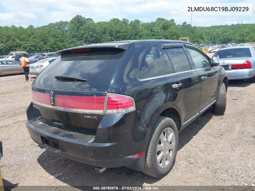 2LMDU68C19BJ09229 2009 Lincoln Mkx