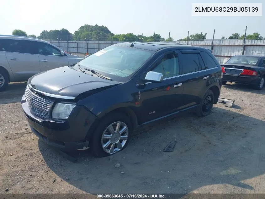 2LMDU68C29BJ05139 2009 Lincoln Mkx