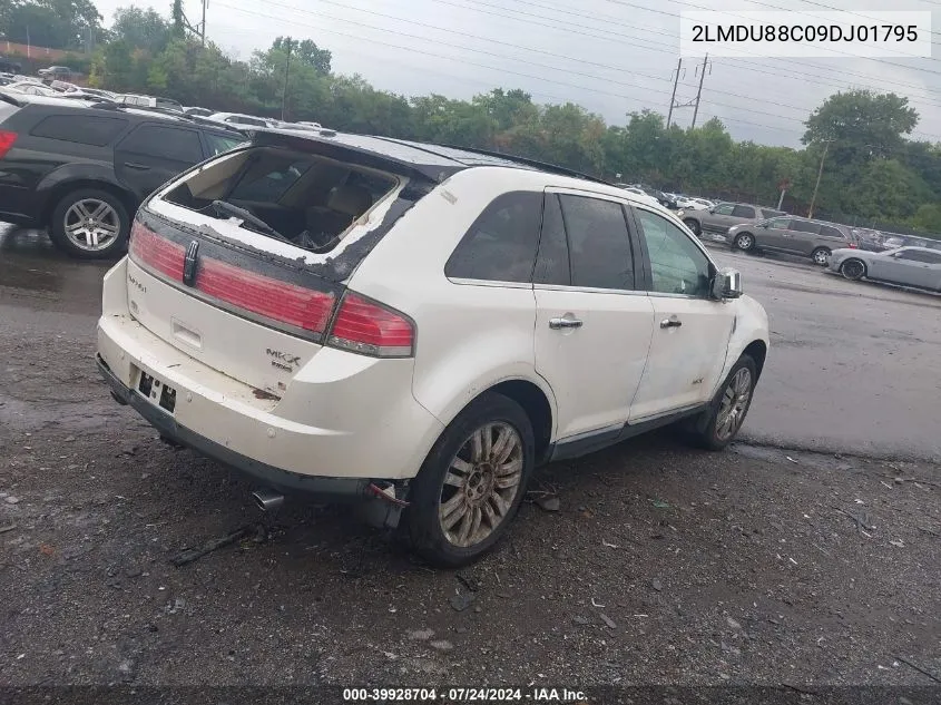 2009 Lincoln Mkx VIN: 2LMDU88C09DJ01795 Lot: 39928704