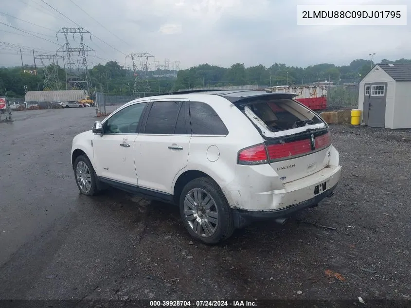 2009 Lincoln Mkx VIN: 2LMDU88C09DJ01795 Lot: 39928704