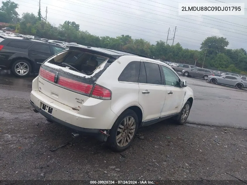 2009 Lincoln Mkx VIN: 2LMDU88C09DJ01795 Lot: 39928704