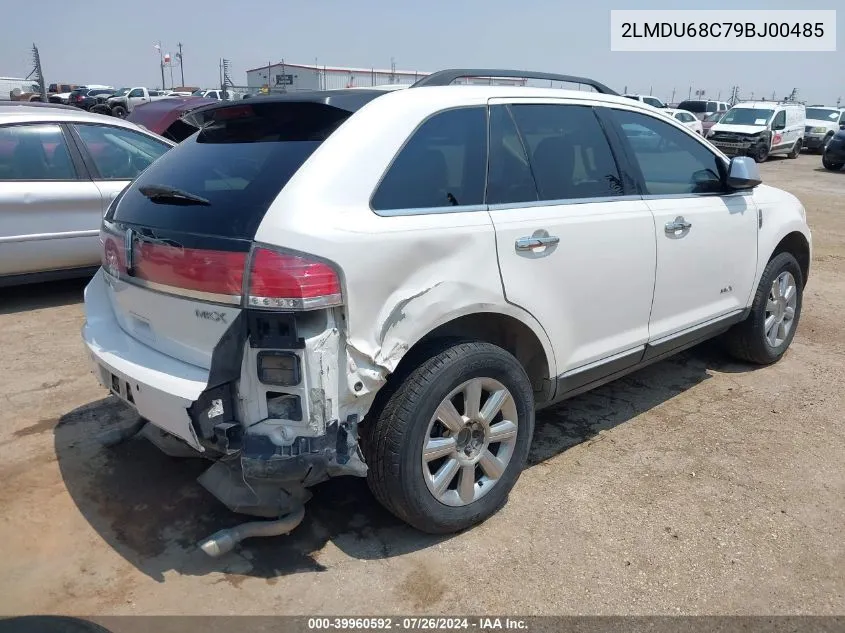 2LMDU68C79BJ00485 2009 Lincoln Mkx