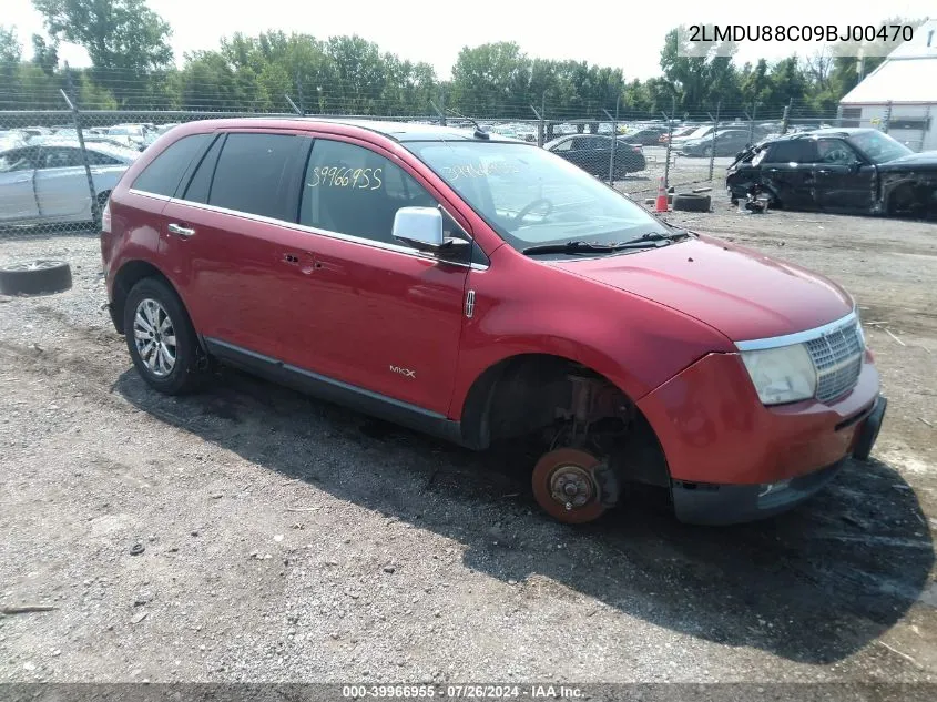 2009 Lincoln Mkx VIN: 2LMDU88C09BJ00470 Lot: 39966955