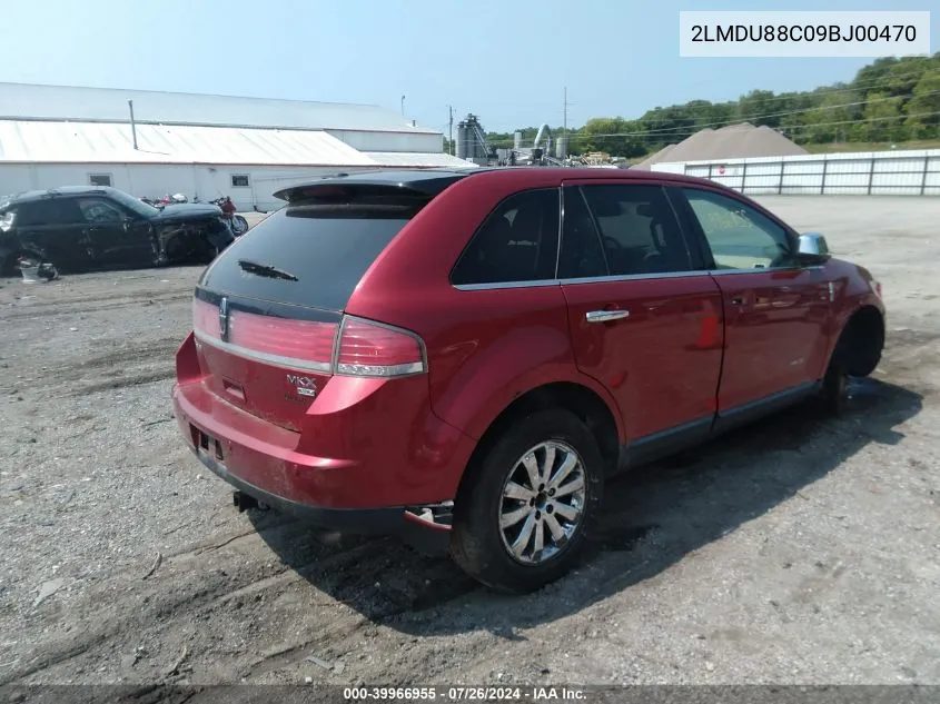 2LMDU88C09BJ00470 2009 Lincoln Mkx