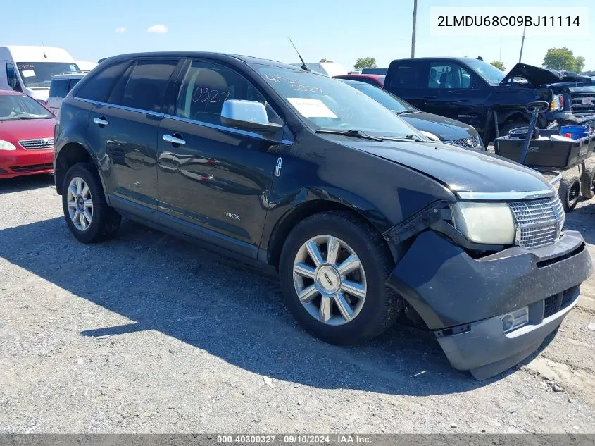 2LMDU68C09BJ11114 2009 Lincoln Mkx