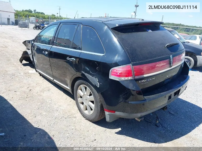 2LMDU68C09BJ11114 2009 Lincoln Mkx