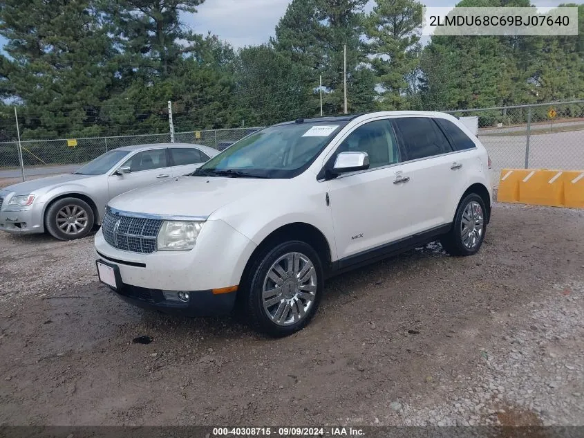 2LMDU68C69BJ07640 2009 Lincoln Mkx