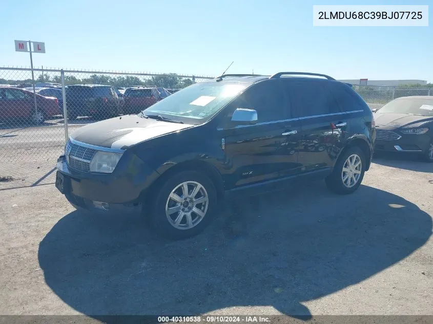 2LMDU68C39BJ07725 2009 Lincoln Mkx