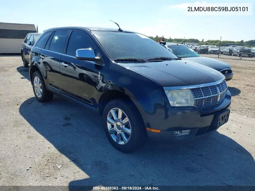 2LMDU88C59BJ05101 2009 Lincoln Mkx