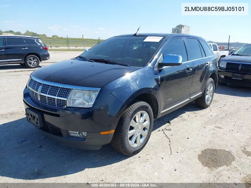 2LMDU88C59BJ05101 2009 Lincoln Mkx