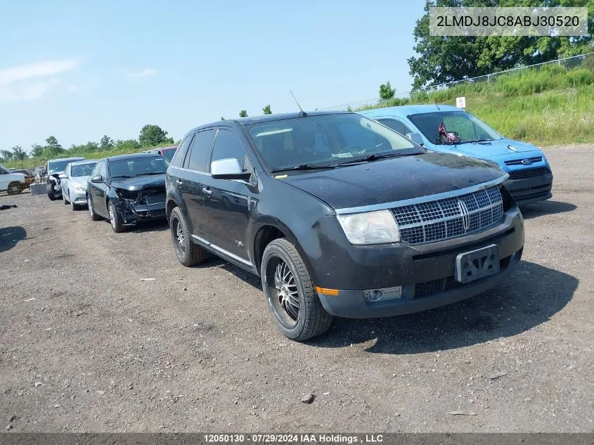 2010 Lincoln Mkx VIN: 2LMDJ8JC8ABJ30520 Lot: 12050130