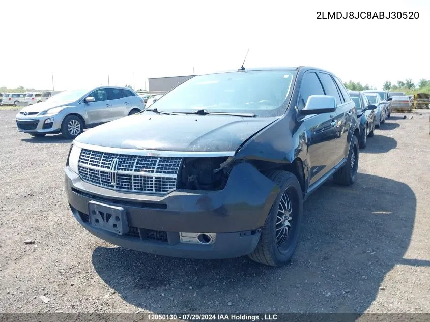 2010 Lincoln Mkx VIN: 2LMDJ8JC8ABJ30520 Lot: 12050130