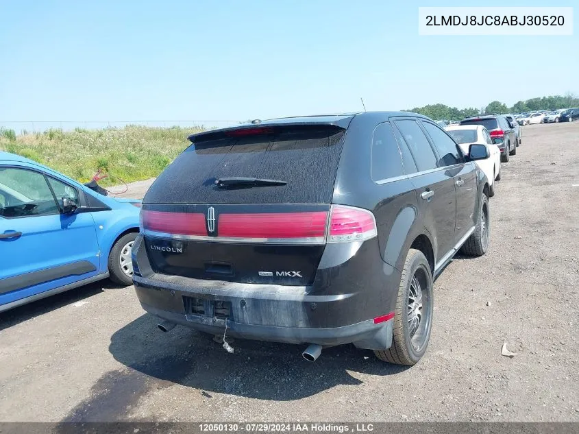 2010 Lincoln Mkx VIN: 2LMDJ8JC8ABJ30520 Lot: 12050130