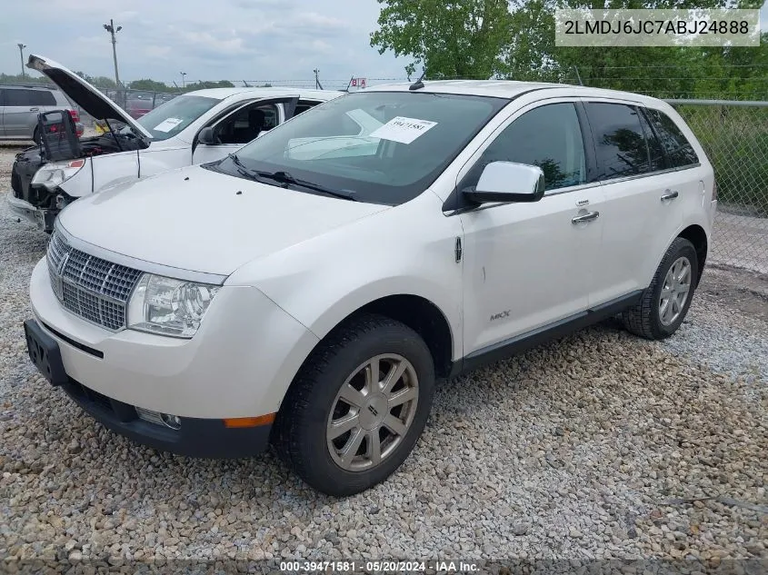 2LMDJ6JC7ABJ24888 2010 Lincoln Mkx