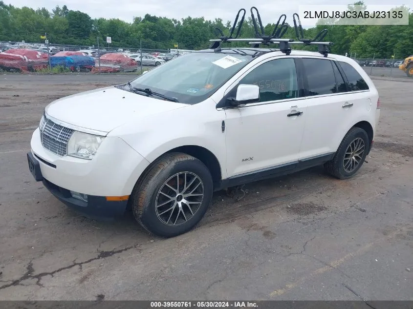 2LMDJ8JC3ABJ23135 2010 Lincoln Mkx