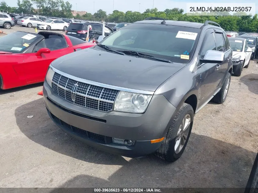 2010 Lincoln Mkx VIN: 2LMDJ6JC2ABJ25057 Lot: 39635623