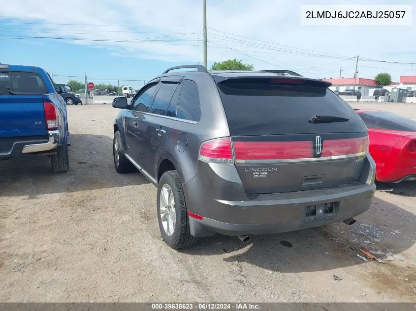 2010 Lincoln Mkx VIN: 2LMDJ6JC2ABJ25057 Lot: 39635623