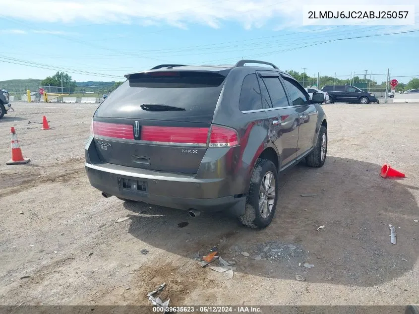 2010 Lincoln Mkx VIN: 2LMDJ6JC2ABJ25057 Lot: 39635623