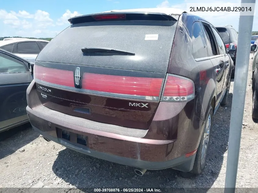 2010 Lincoln Mkx VIN: 2LMDJ6JC4ABJ29014 Lot: 39708876