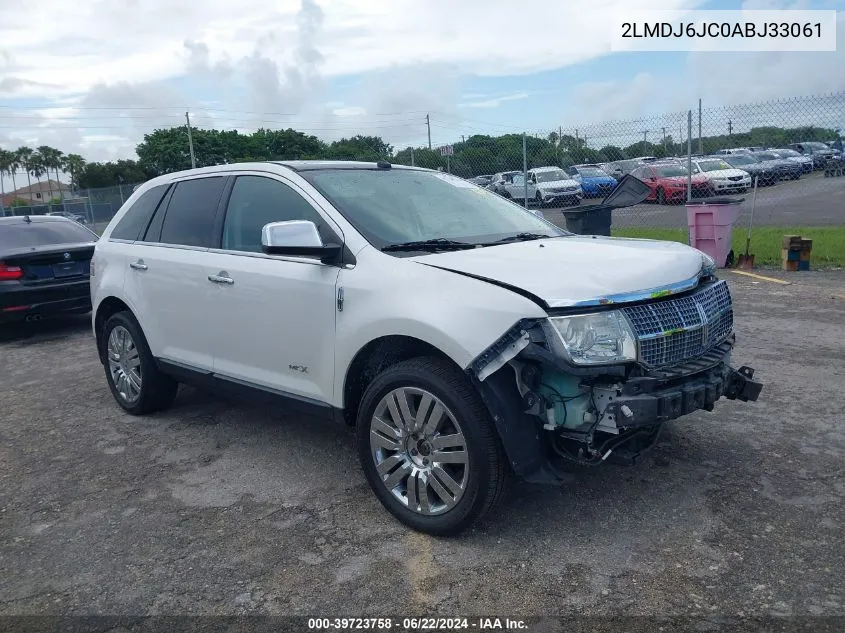 2010 Lincoln Mkx VIN: 2LMDJ6JC0ABJ33061 Lot: 39723758