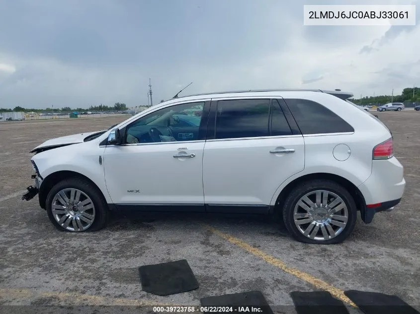 2LMDJ6JC0ABJ33061 2010 Lincoln Mkx