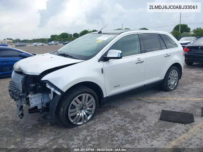 2LMDJ6JC0ABJ33061 2010 Lincoln Mkx