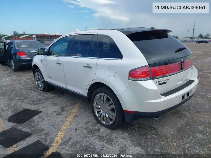 2LMDJ6JC0ABJ33061 2010 Lincoln Mkx