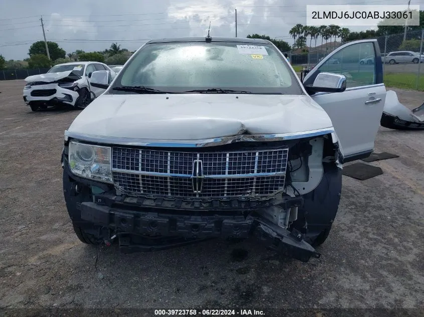 2LMDJ6JC0ABJ33061 2010 Lincoln Mkx