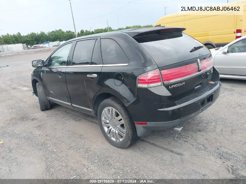 2010 Lincoln Mkx VIN: 2LMDJ8JC8ABJ06462 Lot: 39755828