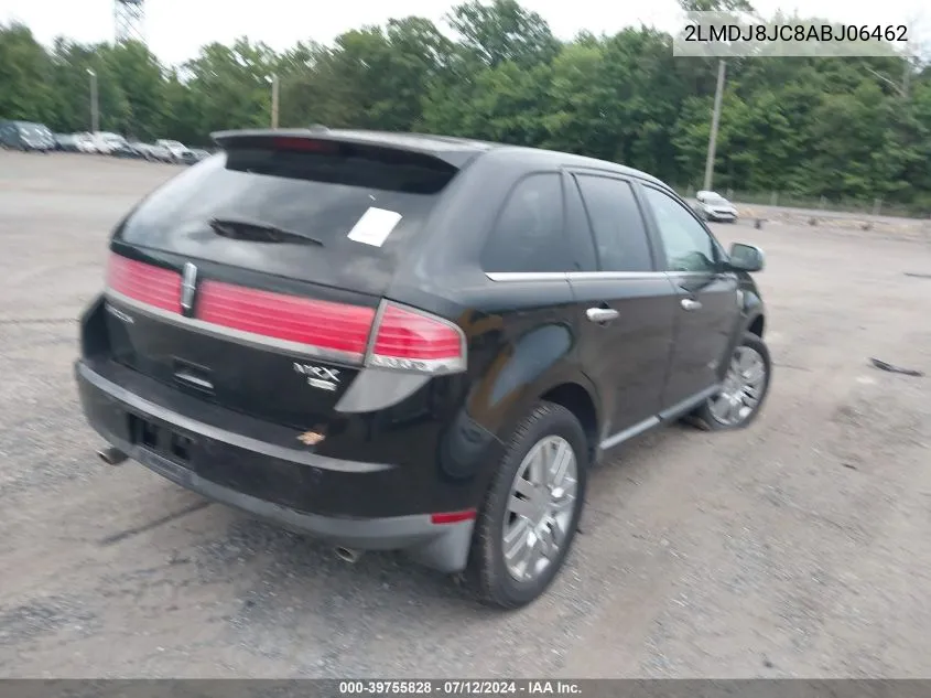 2010 Lincoln Mkx VIN: 2LMDJ8JC8ABJ06462 Lot: 39755828