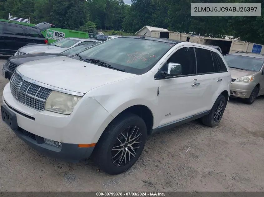 2010 Lincoln Mkx VIN: 2LMDJ6JC9ABJ26397 Lot: 39799378