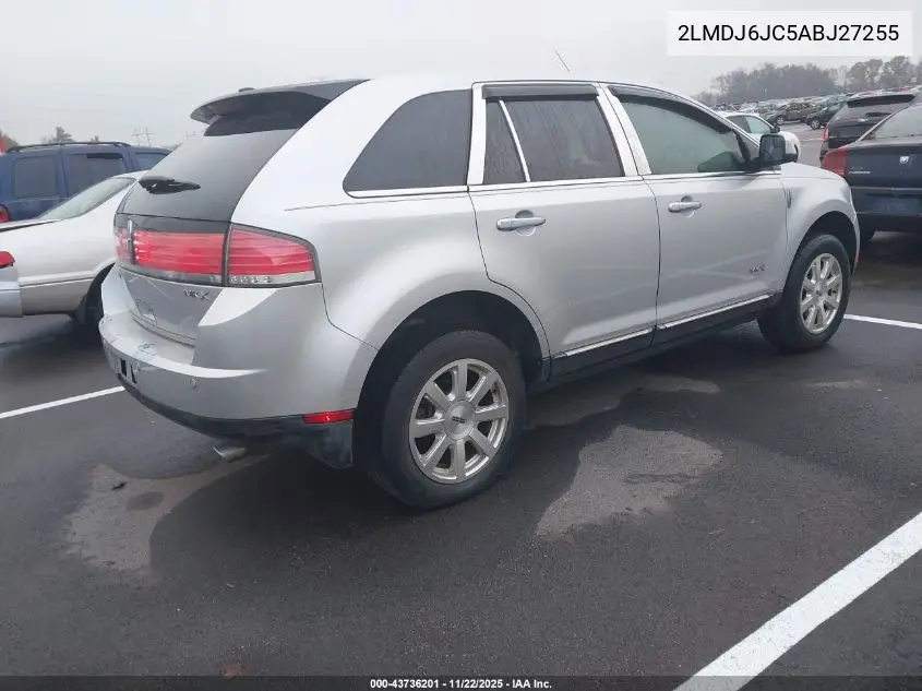 2LMDJ6JC5ABJ27255 2010 Lincoln Mkx