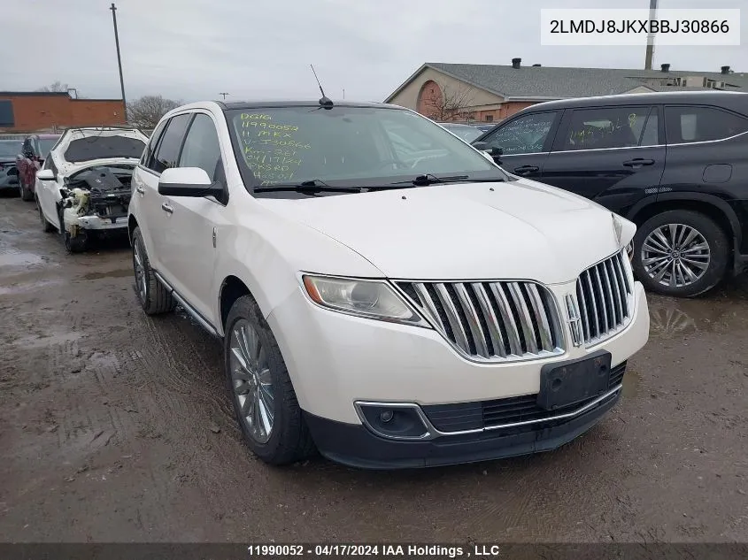 2LMDJ8JKXBBJ30866 2011 Lincoln Mkx