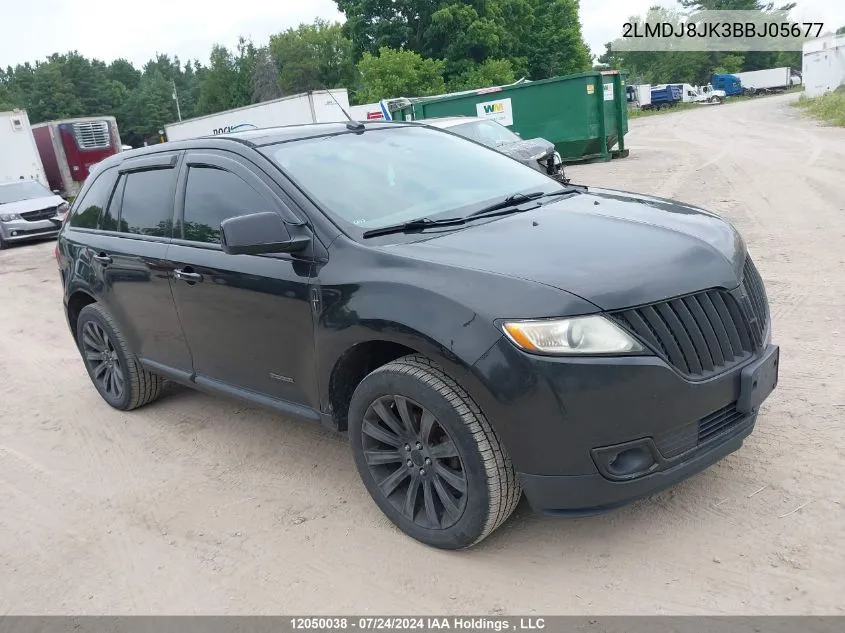 2011 Lincoln Mkx VIN: 2LMDJ8JK3BBJ05677 Lot: 12050038