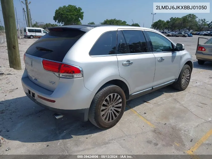 2LMDJ6JKXBBJ01050 2011 Lincoln Mkx