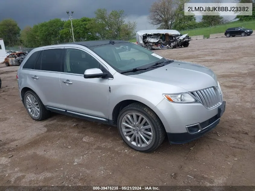 2LMDJ8JK8BBJ23382 2011 Lincoln Mkx