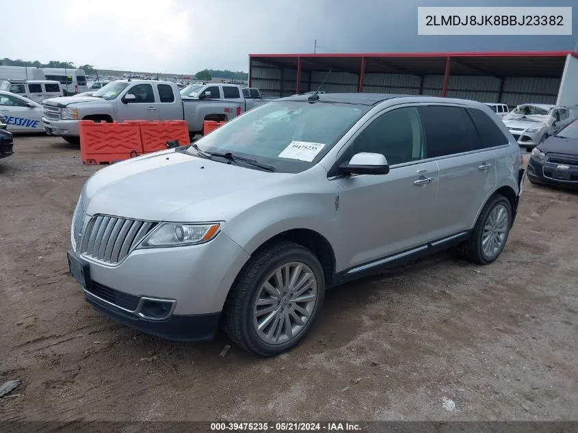 2LMDJ8JK8BBJ23382 2011 Lincoln Mkx