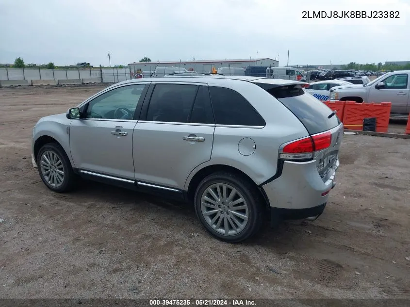 2LMDJ8JK8BBJ23382 2011 Lincoln Mkx