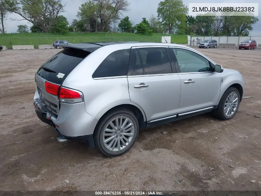 2LMDJ8JK8BBJ23382 2011 Lincoln Mkx