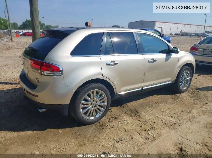 2LMDJ8JKXBBJ28017 2011 Lincoln Mkx