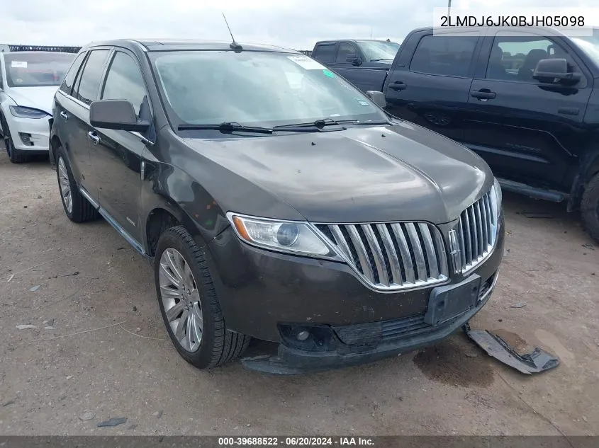 2LMDJ6JK0BJH05098 2011 Lincoln Mkx