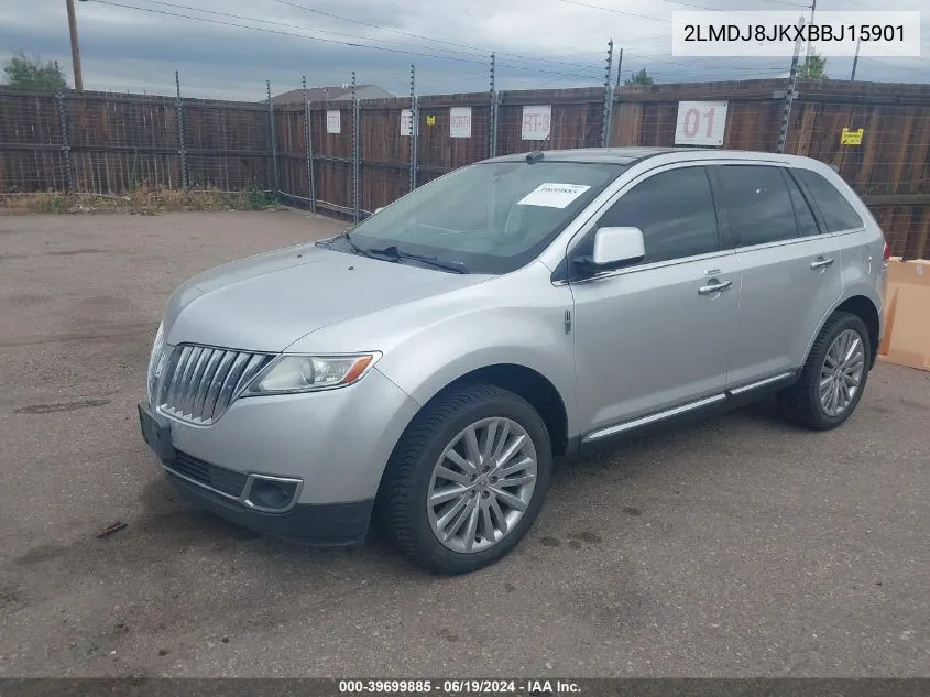 2LMDJ8JKXBBJ15901 2011 Lincoln Mkx