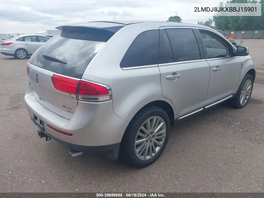 2LMDJ8JKXBBJ15901 2011 Lincoln Mkx