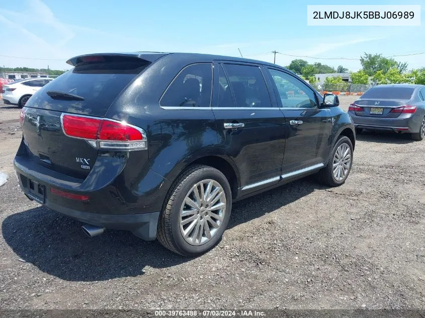 2LMDJ8JK5BBJ06989 2011 Lincoln Mkx