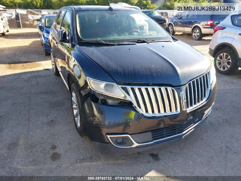 2011 Lincoln Mkx VIN: 2LMDJ8JK2BBJ13429 Lot: 39765732