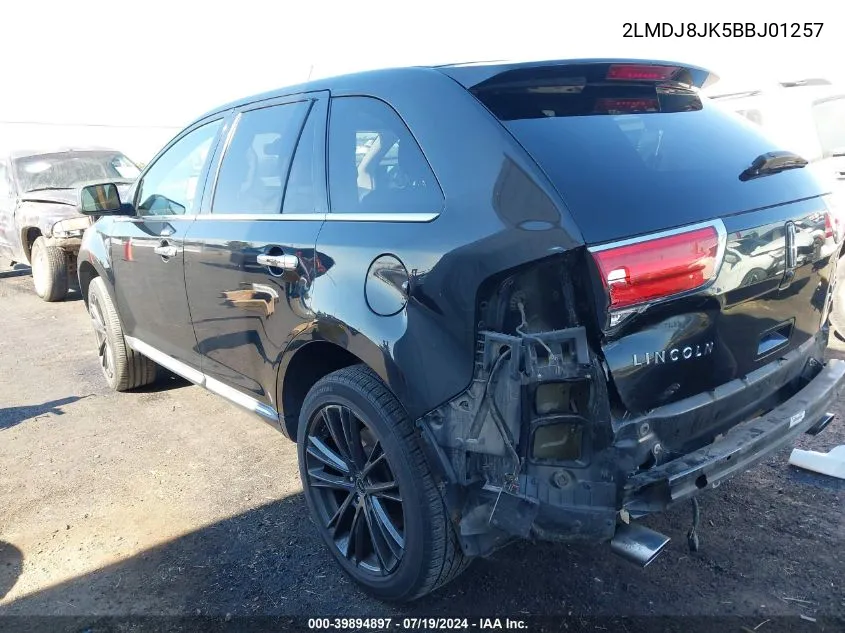 2LMDJ8JK5BBJ01257 2011 Lincoln Mkx