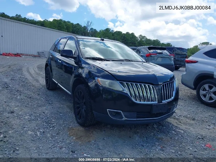 2LMDJ6JK0BBJ00084 2011 Lincoln Mkx