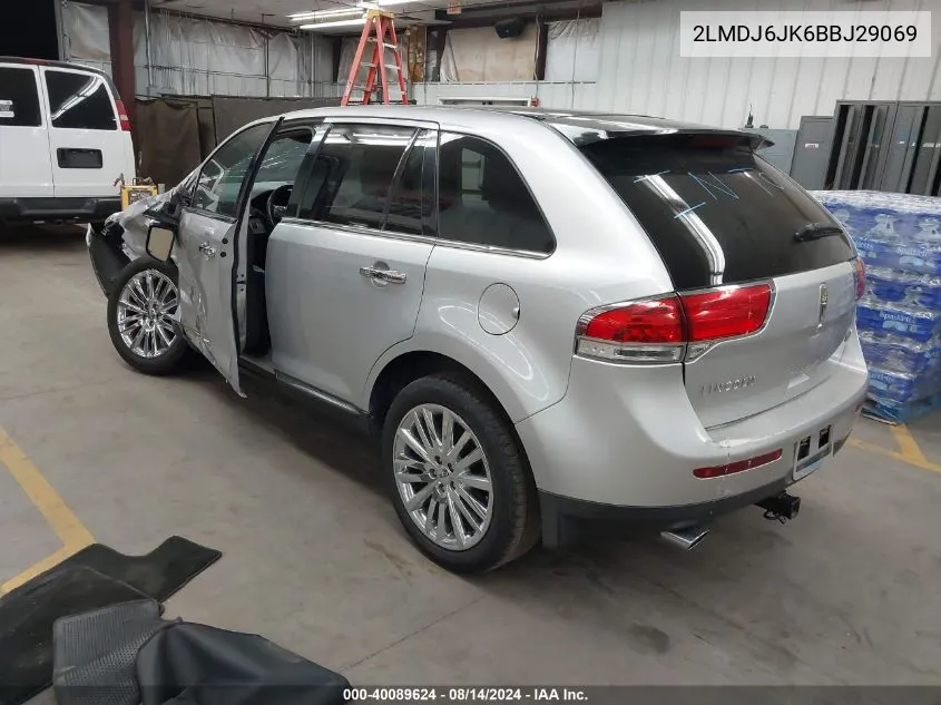 2LMDJ6JK6BBJ29069 2011 Lincoln Mkx