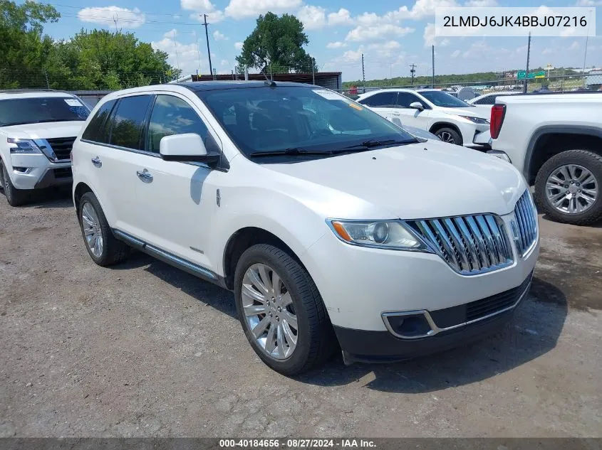 2LMDJ6JK4BBJ07216 2011 Lincoln Mkx